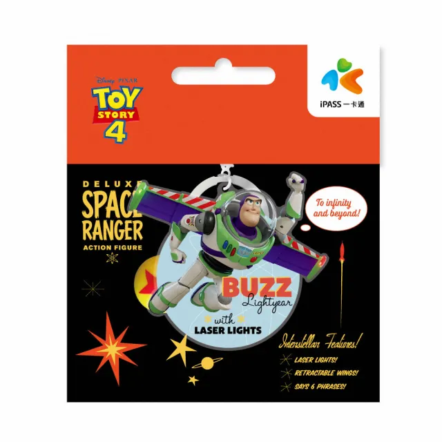 【iPASS 一卡通】玩具總動員4《Buzz》造型一卡通(玩具總動員4)