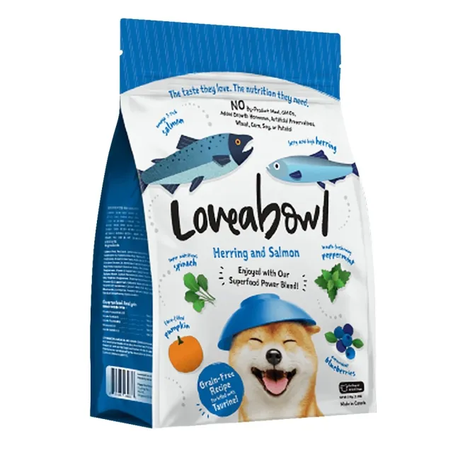 【Loveabowl 囍碗】無穀天然糧-全齡犬系列 鯡魚&鮭魚/雞肉&大西洋龍蝦/鮭魚&雪蟹 4.5kg(犬飼料/狗糧/乾糧)