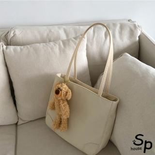【Sp house】青春減齡小熊尼龍手提包側肩包(3色可選)