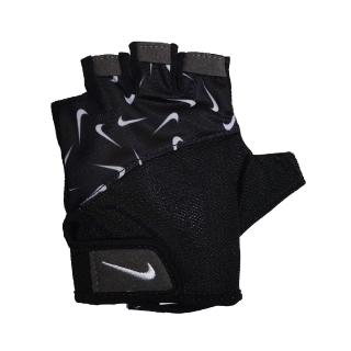 【NIKE 耐吉】手套 Gym Elemental Gloves 女款 健身 重訓 魔鬼氈 黏扣帶 鬆緊可調 黑 白(N0002556-091)