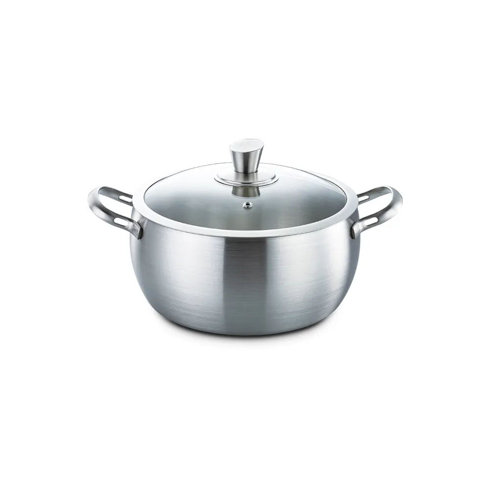 【米雅可】典雅#316不銹鋼七層複合金湯鍋 24cm 台灣製造(316不鏽鋼)