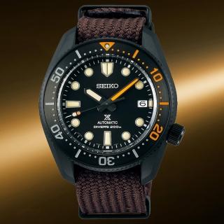 【SEIKO 精工】Prospex 1968黑潮經典復刻限量機械潛水錶-黑x咖啡/42mm 雙12限定(SPB255J1/6R35-01X0B)