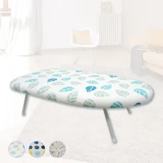 【雙手萬能】24吋桌上型透氣式燙衣板(布面隨機花色) 