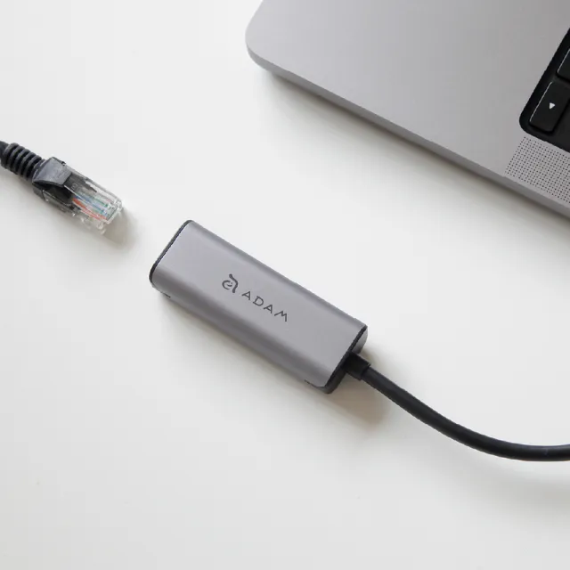 【ADAM 亞果元素】USB-C 對 2.5G Gigabit 高速乙太網路轉接器 CASA e2