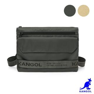 【KANGOL】英國袋鼠簡約超薄防盜側背扁包