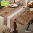 【Dido home】北歐風格 棉麻編織長桌巾桌旗 裝飾桌布-簡約(HM144)