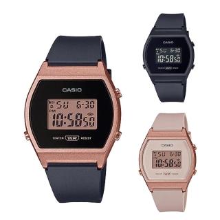 【CASIO 卡西歐】LW-204 復古時尚酒桶型造型休閒腕錶