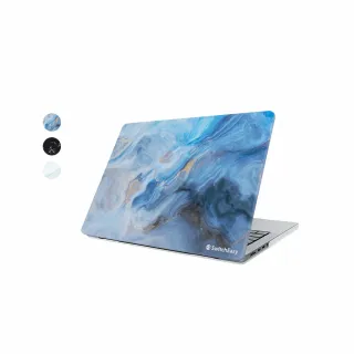 【SwitchEasy 魚骨牌】MacBook 14吋 Marble 大理石保護殼(通用MacBook Pro M2 Pro / M2 Pro Max 晶片)