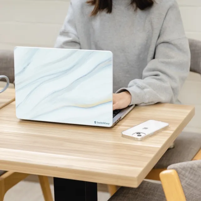 【SwitchEasy】MacBook 14吋 Marble 大理石保護殼(支援最新2026 MacBook Pro 14吋(M5))
