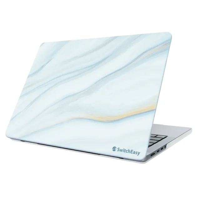 【SwitchEasy 魚骨牌】MacBook 14吋 Marble 大理石保護殼(通用MacBook Pro M2 Pro / M2 Pro Max 晶片)