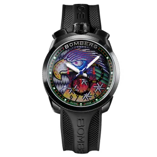 【BOMBERG】炸彈錶 BOLT-68 石英彩色珍珠雄鷹錶-45mm 99狂買節(BS45CHPBA.EGP-1.3)