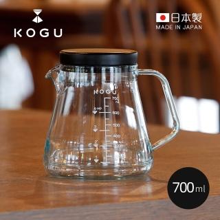 【日本下村KOGU】日製Tritan耐熱防摔咖啡壺-700ml(泡茶壺 花茶壺 微波咖啡壺 咖啡分享壺)