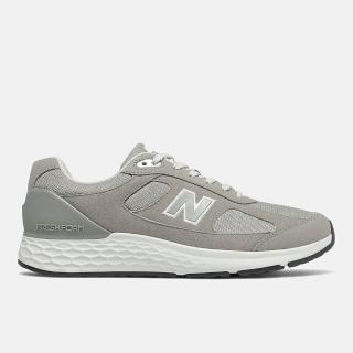 【NEW BALANCE】New Balance 男 健走鞋 2E楦 運動 休閒 緩震 穩定 麂皮 紐巴倫 灰(MW1880C1)