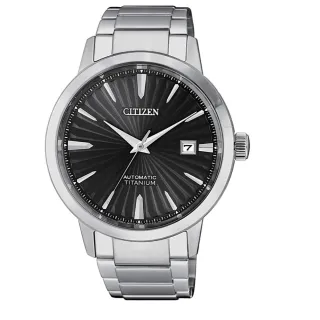 【CITIZEN 星辰】鈦金屬自動上鍊機械腕錶/40.5mm(NJ2180-89H)