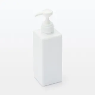 【MUJI 無印良品】PET補充瓶/白.600ml