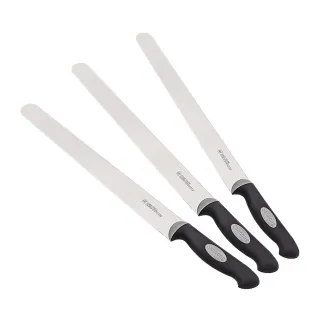 【SANNENG 三能】35cm西點刀 蛋糕刀-黑色塑膠柄(SN4830)