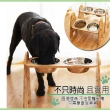 【ENJOY LIFE 樂享生活】犬型可調節寵物碗架-單碗組(護頸可調節/超大口徑/防滑易清理)
