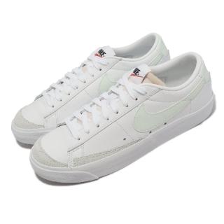 【NIKE 耐吉】休閒鞋 Wmns Blazer Low 77 女鞋 白 蘋果綠 復古 滑板鞋(DC4769-111)