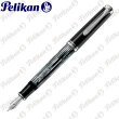 【Pelikan】德國 百利金 M605 限量玳瑁紋黑條紋 白夾 鋼筆 14K金尖