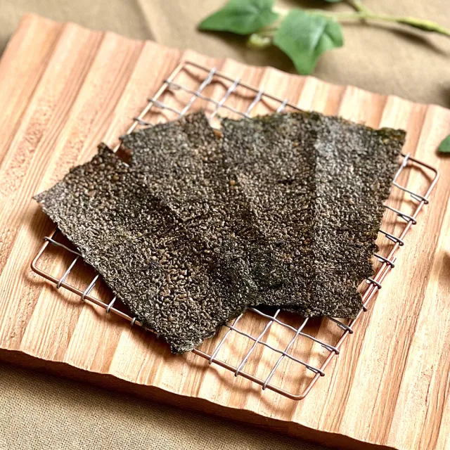 【弘益傳香世家】燒烤海苔脆片50g*6包組(全程烘烤/絕不油炸/香脆過癮)