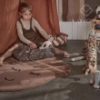 【OYOY】造型手工羊毛地毯-橡果妹妹