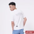 【5th STREET】男裝螺絲圖案短袖T恤-白色