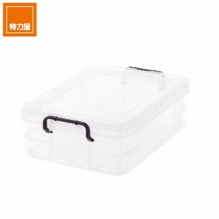 【特力屋】強固型掀蓋整理箱21L 37.5*52.8*16.6cm K-031