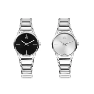 【Calvin Klein 凱文克萊】CK 簡約簍空鏈帶錶 手錶 腕錶 情人節(共2款)