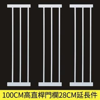 【PETDOS 派多斯】C款高度103CM安全門欄延伸片-28CM(延伸加長 免打孔 免鑽牆 快速安裝)