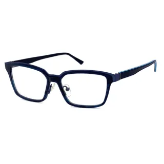 【SUNS】光學眼鏡 薄鋼鏡框複合材質 質感藍框雙色系列 15248高品質光學鏡框