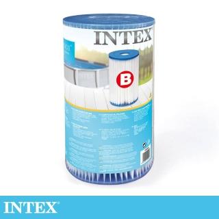【INTEX】游泳池配件-簡易濾水器濾心桶(2入組 29005)