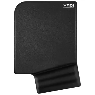 【YADI】高緩壓機能、護腕滑鼠墊(黑)