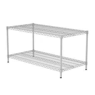 【特力屋】 烤漆二層架寬122*深60*高60公分白