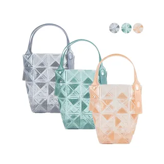 【ISSEY MIYAKE 三宅一生】BAOBAO DAZZLE 4x4透明手提袋(任選)