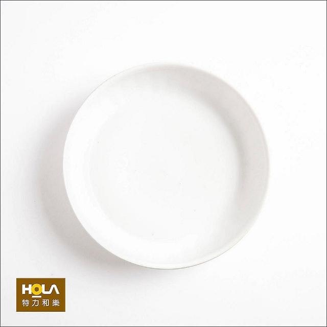【HOLA】彩夏手感陶瓷8吋湯盤 白