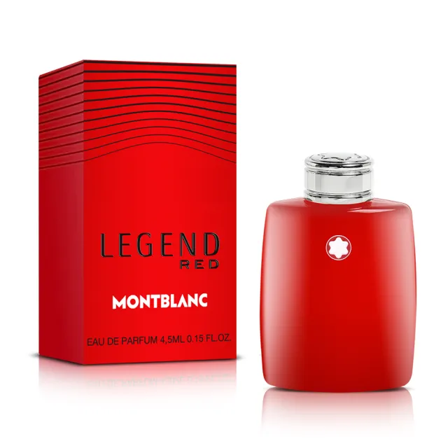 【MONTBLANC 萬寶龍】組合-傳奇烈紅男性淡香精小香4.5ml(專櫃公司貨)