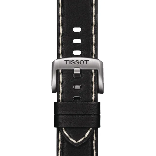【TISSOT 天梭】Supersport 三眼計時手錶-45.5mm 送行動電源 畢業禮物(T1256171605100)