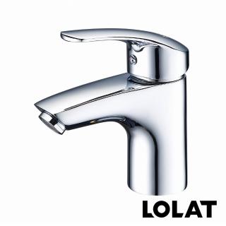 【LOLAT 羅力】官方直營 實惠簡約臉盆水龍頭/彈跳塑P/鉻(BNN1739)