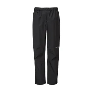 【RAB】Downpour Eco FZ Pants 透氣防水全開拉鍊長褲 女款 黑色 #QWG87