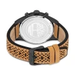 【Timberland】天柏嵐  ALDRIDGE系列 雅痞時尚皮帶腕錶46mm(TDWGC2102401)