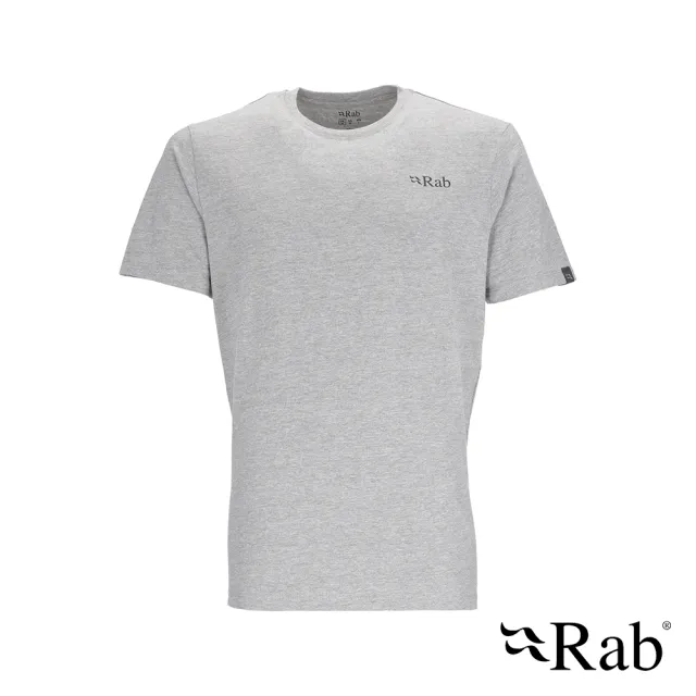 【RAB】Stance Mountain Peak Tee 透氣短袖有機棉T恤 男款 泥岩灰 #QCB66