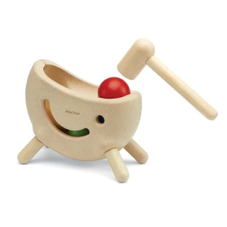 【Plantoys】原木感統玩具-無限敲敲球(木質木頭玩具)