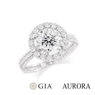 【AURORA 歐羅拉】GIA 50分D color八心八箭 天然真鑽18K金鑽戒 緣起