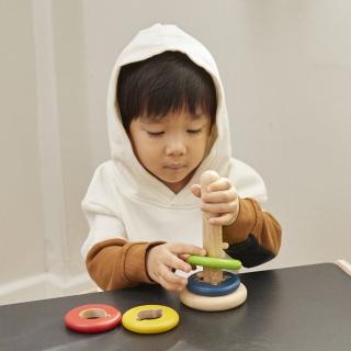 【Plantoys】益智套疊小木樁(木質木頭玩具)