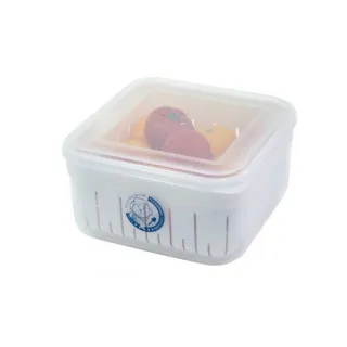 【佳斯捷】甜媽媽濾水保鮮盒09號X3入(保鮮盒 濾水盒)