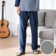 【Wacoal 華歌爾】睡衣-男士系列 M-LL透氣針織配色剪接長袖褲裝 LWZ74221GY(亮岩灰)
