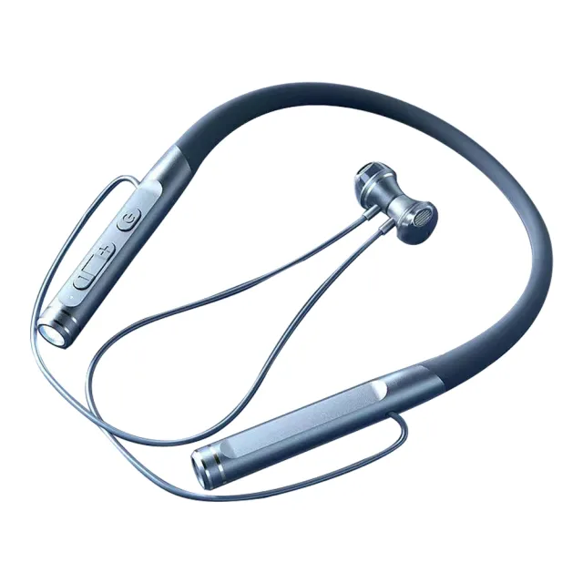 【AFAMIC 艾法】BT3頸掛式無線藍牙耳機(可插記憶卡 免持聽筒 LED手電筒)
