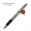 【PARKER】新商籟亮銀白夾鋼筆