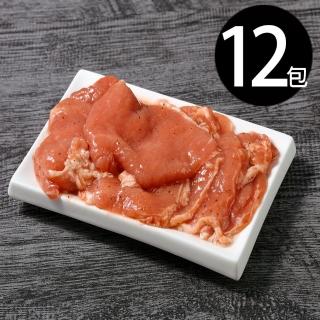 【華得水產】台灣嫩煎里肌肉排12包組(500g/包)