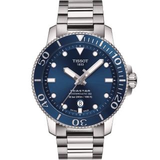 【TISSOT 天梭 官方授權】Seastar 1000 海洋之星300米潛水機械錶 禮物 送禮 推薦(T1204071104103)